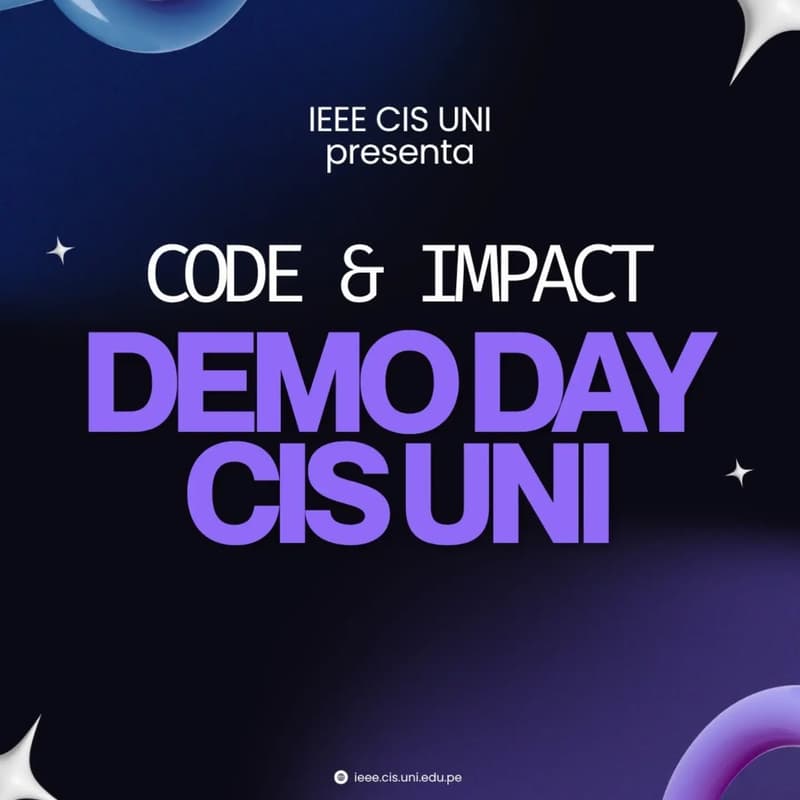 Cover Image for CODE & IMPACT: DEMO DAY CIS UNI