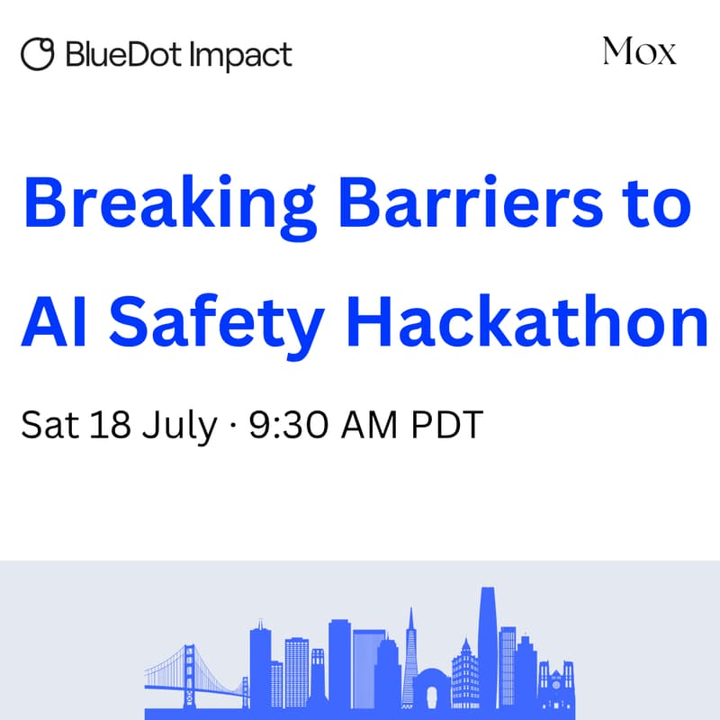 Cover Image for Part 1: Breaking Barriers to AI Safety Hackathon