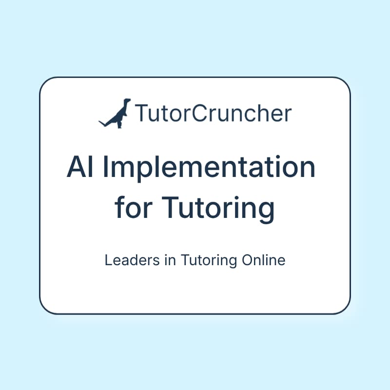 Cover Image for Leaders in Tutoring Online: AI Implementation