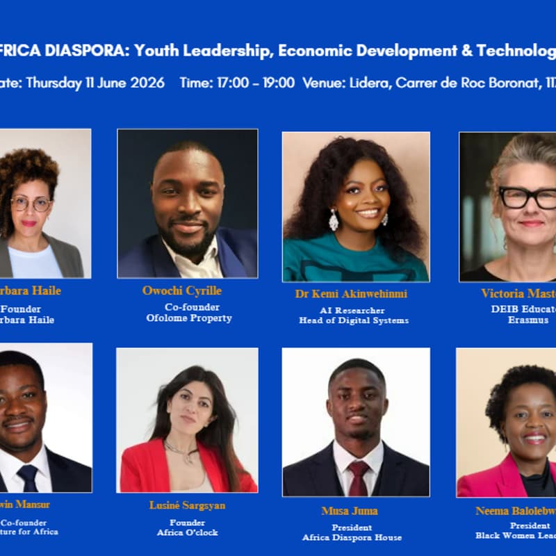 Cover Image for AFRICA DIASPORA: Youth Leadership, Economic Development & Technology