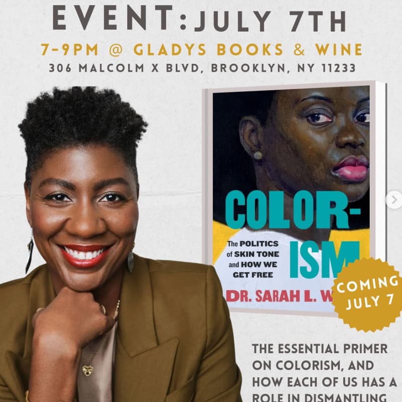 Cover Image for Author Event: Colorism by Dr. Sarah L. Webb in Conversation with Eboni K. Williams