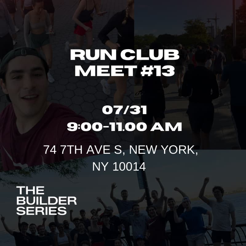 Cover Image for The Builder Series: Run Club - July 31st
