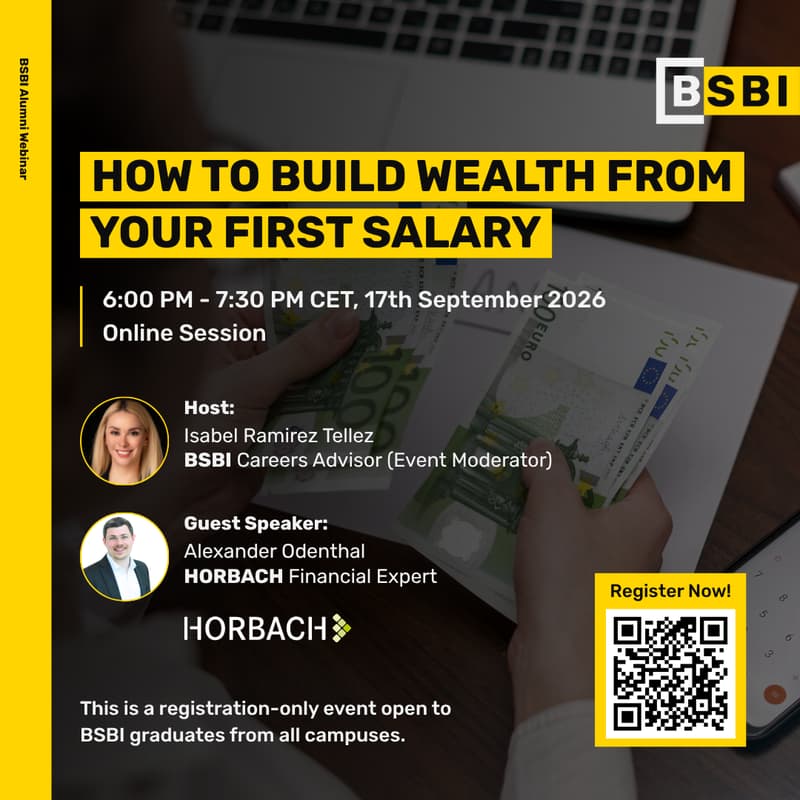 Cover Image for How to Build Wealth from Your First Salary- Alumni Webinar