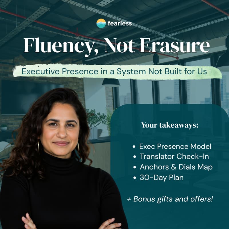 Cover Image for Fluency, Not Erasure: Executive Presence in a System Not Built for Us