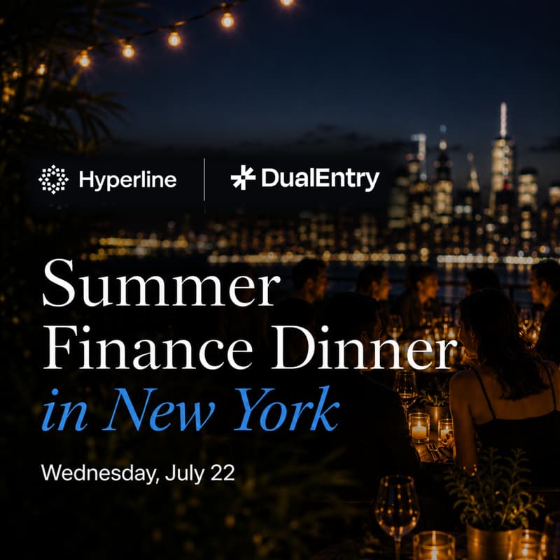 Cover Image for Summer Finance Dinner NYC | Hyperline and DualEntry