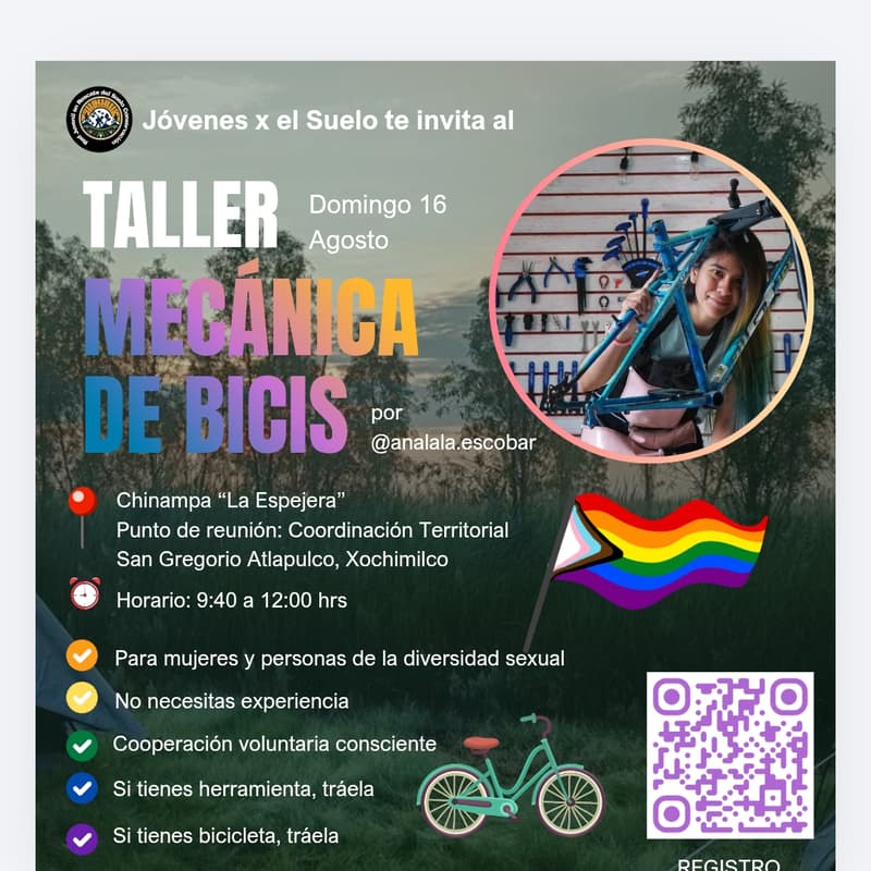 Cover Image for Taller Mecánica De Bicics Para Mujeres Y Disidencias