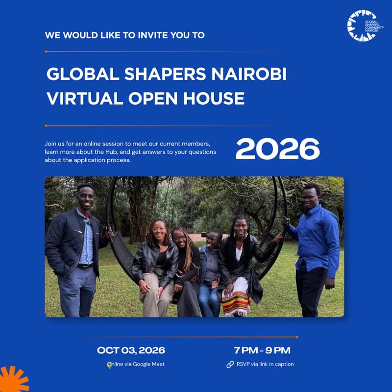 Cover Image for Global Shapers Nairobi Virtual Open House