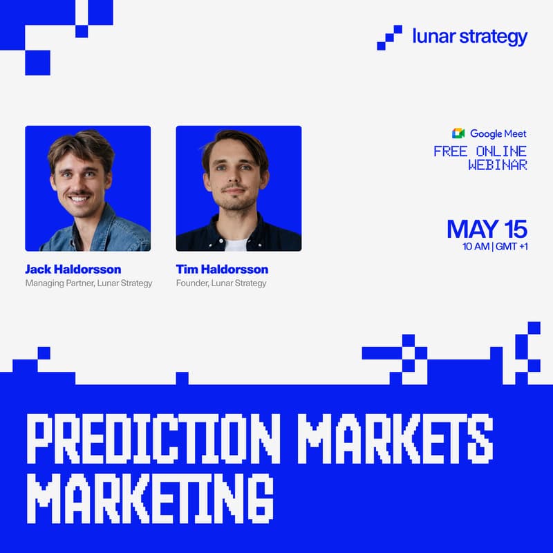 Cover Image for WEBINAR: Prediction Markets Marketing