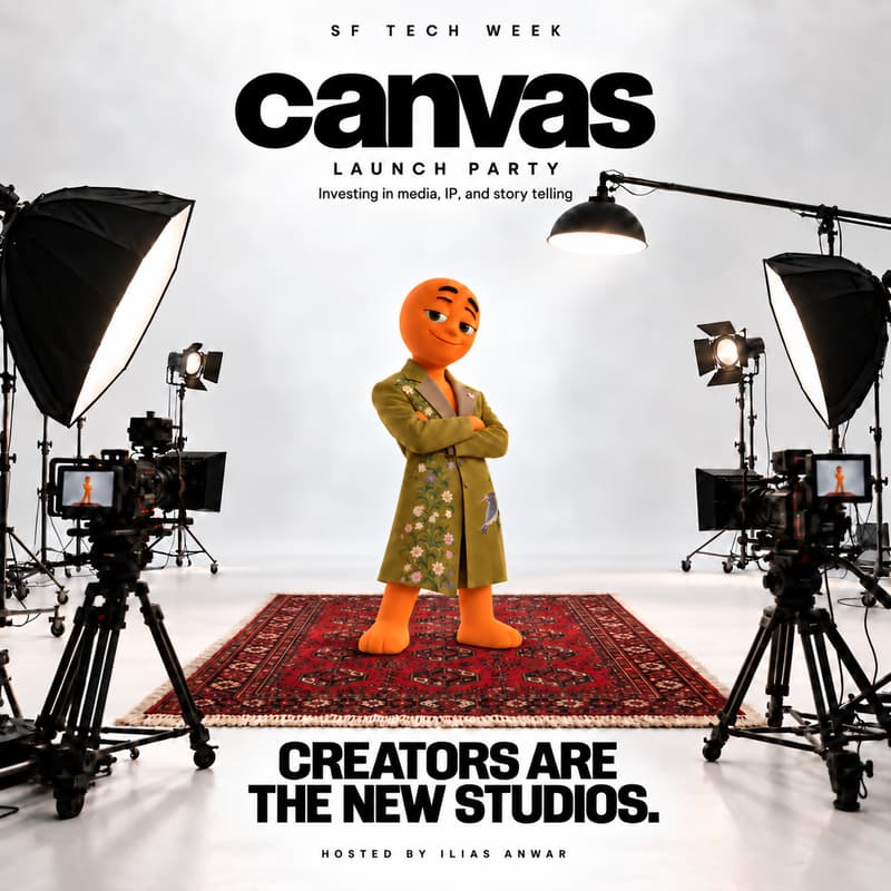 Cover Image for Canvas Launch Party: Investing in media, IP, and storytelling (SF Tech Week)