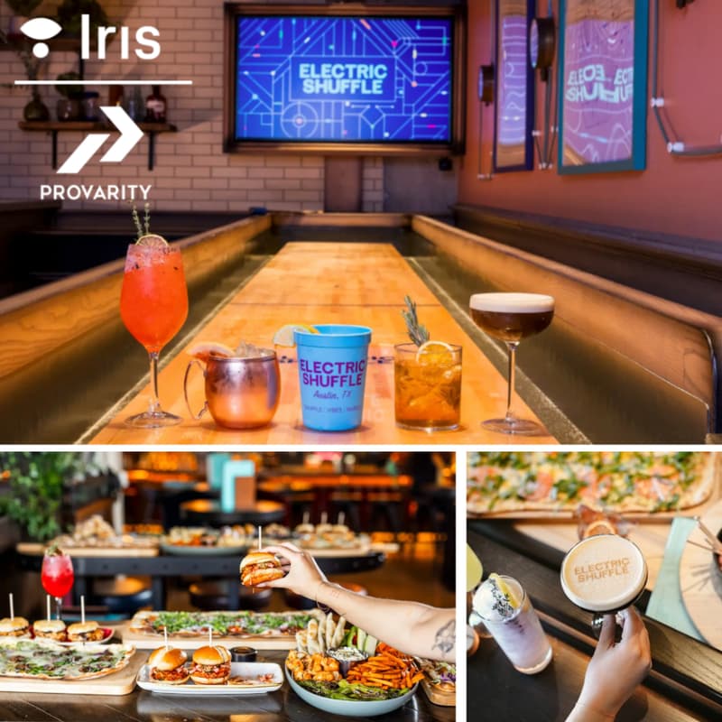 Cover Image for Game On! Provarity + Iris Happy Hour at Electric Shuffle