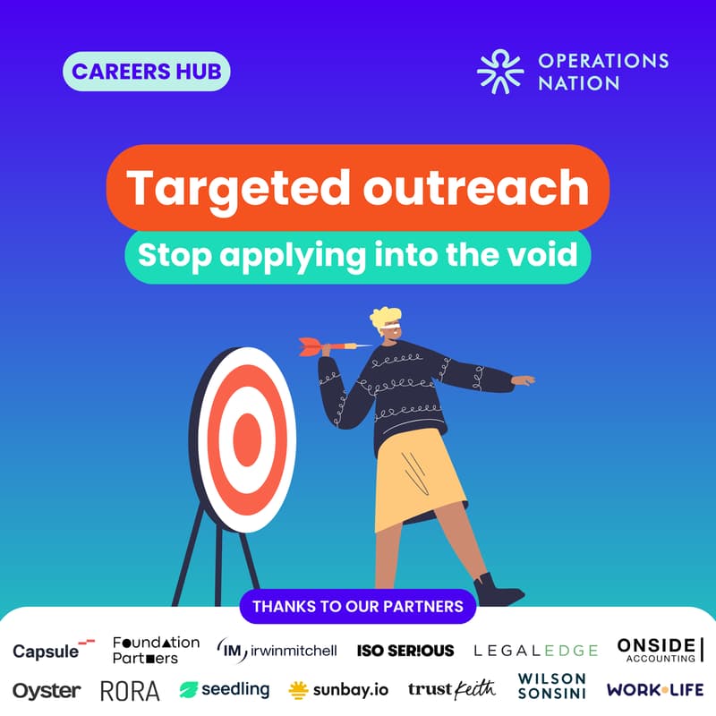 Cover Image for Careers Hub: Targeted Outreach (aka Stop Applying Into The Void)