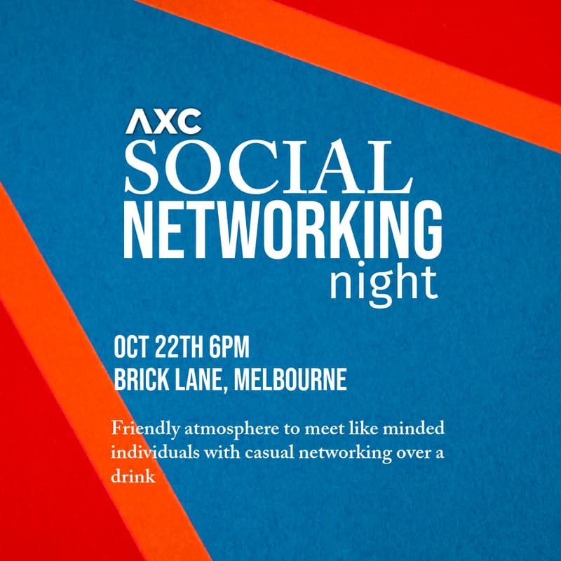 Cover Image for AXC Connect: Social Networking Night - MEL
