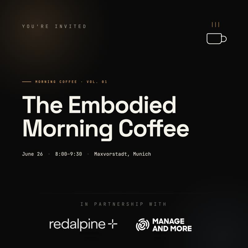 Cover Image for The Embodied Morning Coffee by Redalpine x MM