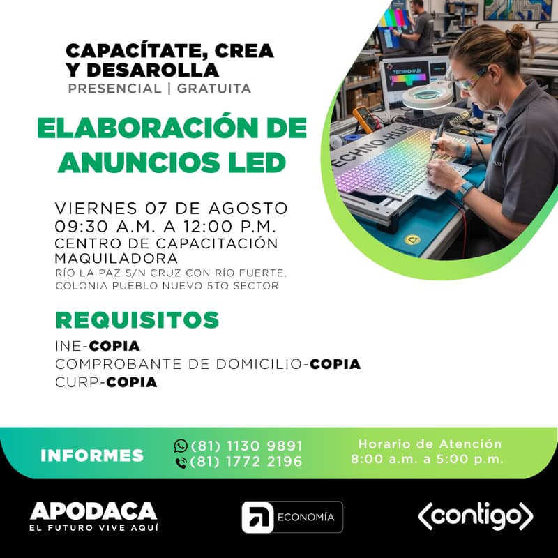 Cover Image for CURSO DE ELABORACIÓN DE ANUNCIOS LED (PRESENCIAL)