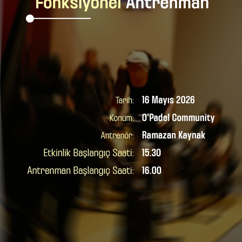 Cover Image for Zinde Yaşam İle Fonksiyonel Antrenman