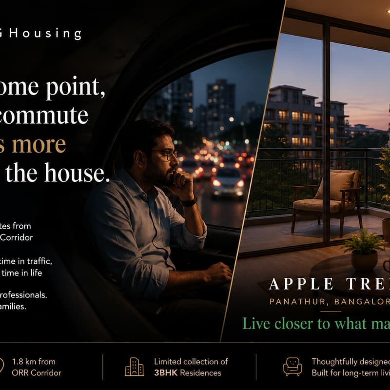 Cover Image for 3BHK in ORR for sale tour