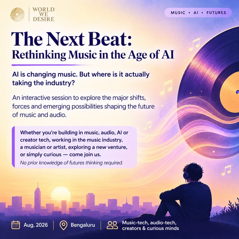 Cover Image for The Next Beat: Music in the Age of AI [A Futures Thinking workshop]