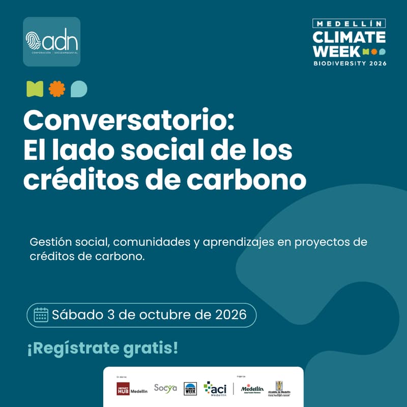 Cover Image for Conversatorio:El lado social de los créditos de carbono