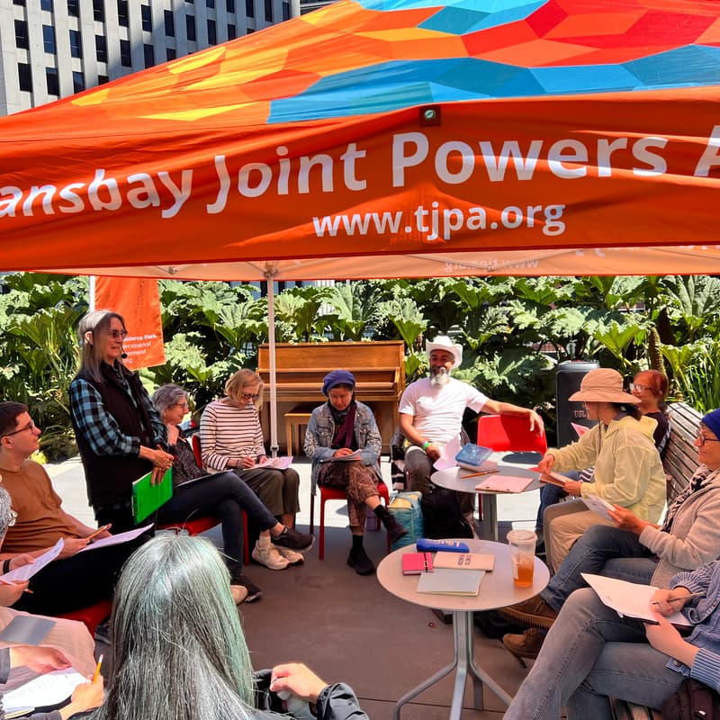 Cover Image for Writing Workshop @TJPA's Salesforce Park