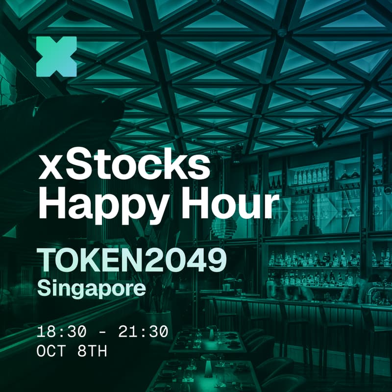 Cover Image for xStocks Happy Hour @ TOKEN2049 Singapore