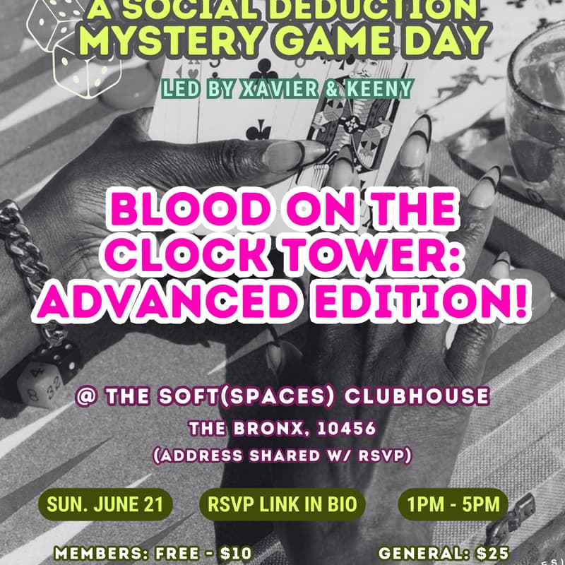 Cover Image for Advanced Social Deduction Game Day 🎲✨