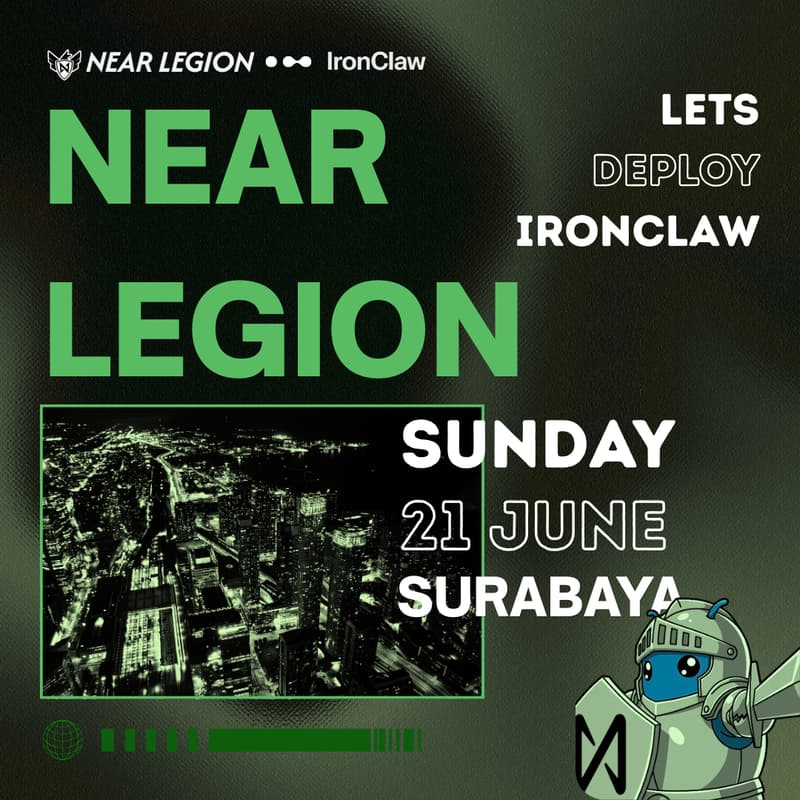 Cover Image for NEAR Legion Indonesia: Lets Deploy IronClaw!