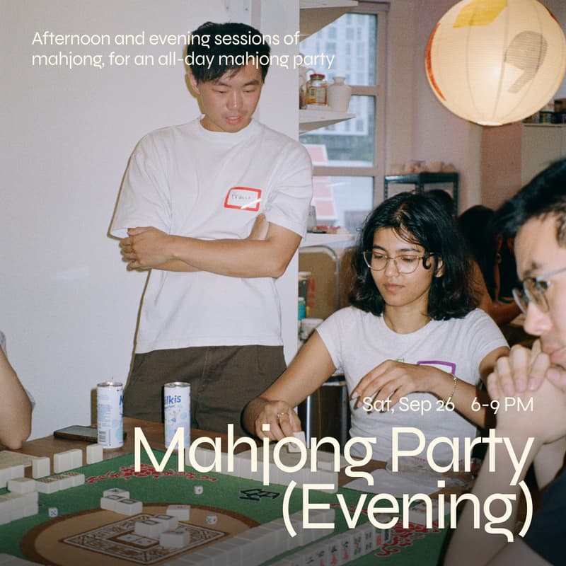 Cover Image for Evening session: All-Day Mahjong Party