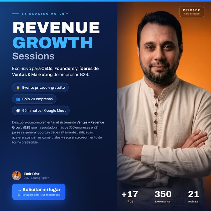 Cover Image for ➫ Cómo instalar un sistema de Ventas y Growth B2B que escala tu revenue de forma predecible