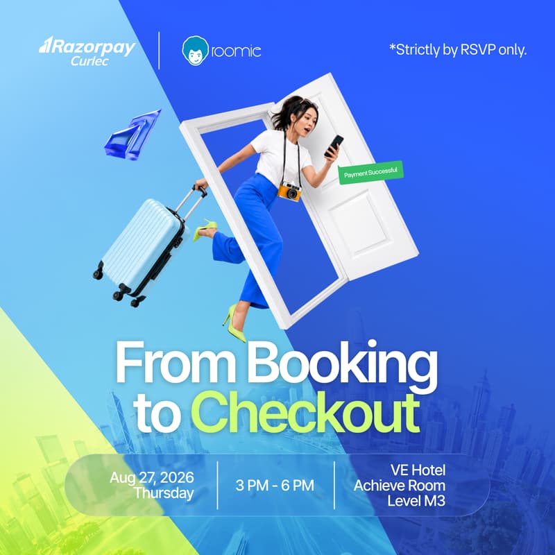 Cover Image for Razorpay Curlec Connect: From Booking to Checkout with ROOMIE
