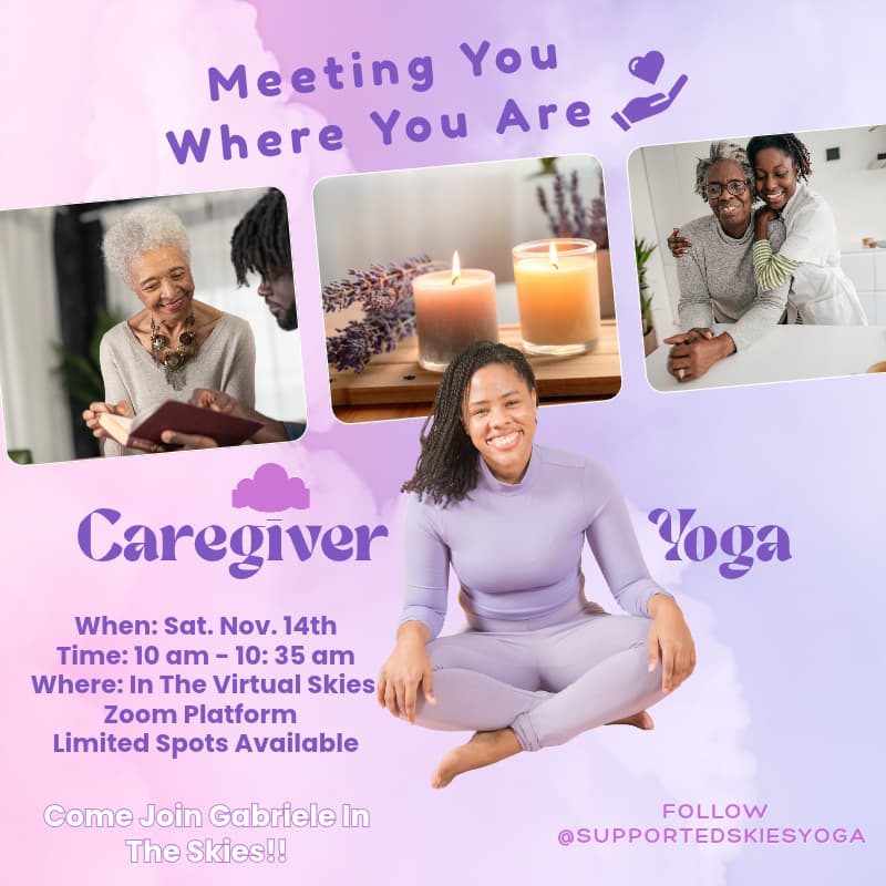 Cover Image for Meeting You Where You Are: Caregiver Yoga ☁️