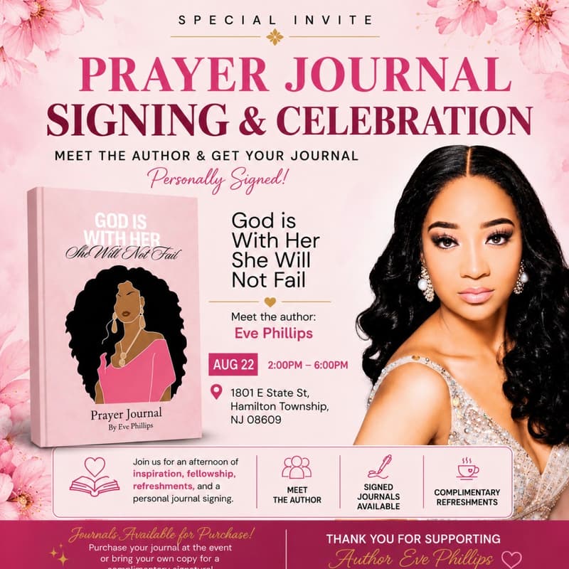 Cover Image for Prayer Journal Signing & Celebration