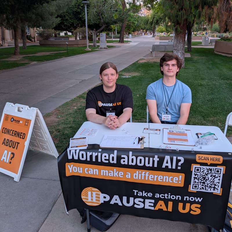 Cover Image for Tabling to Fight AI Risk (Tempe Public Library)