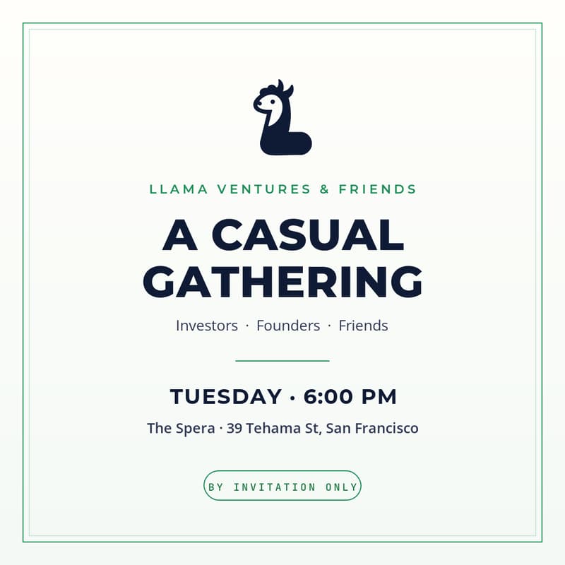 Cover Image for Casual Gathering at The Spera — Llama Ventures & Friends