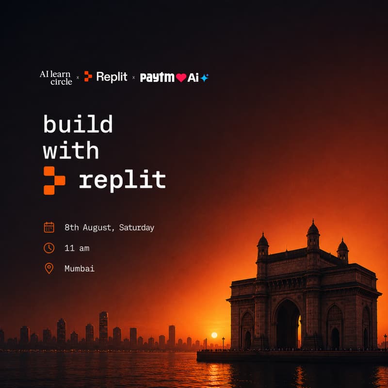 Cover Image for Build with Replit: Mumbai Edition