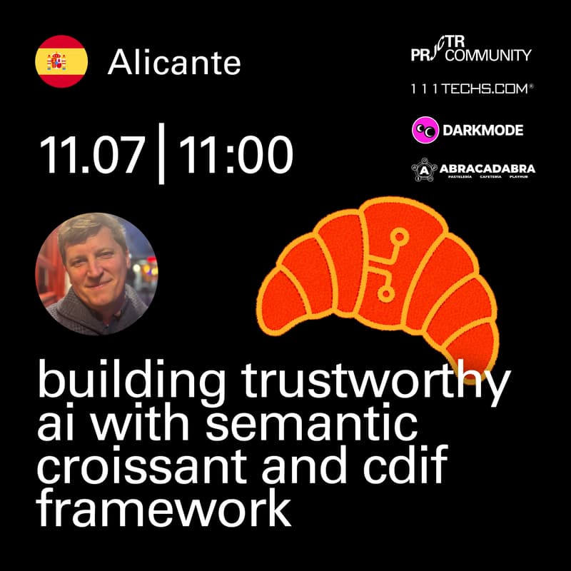 Cover Image for Alicante. Building Trustworthy AI with Semantic Croissant and CDIF framework