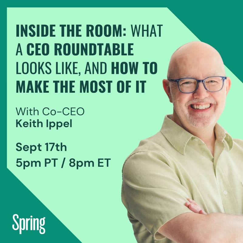 Cover Image for Inside the Room: What a CEO Roundtable Looks Like, and How to Make the Most of It
