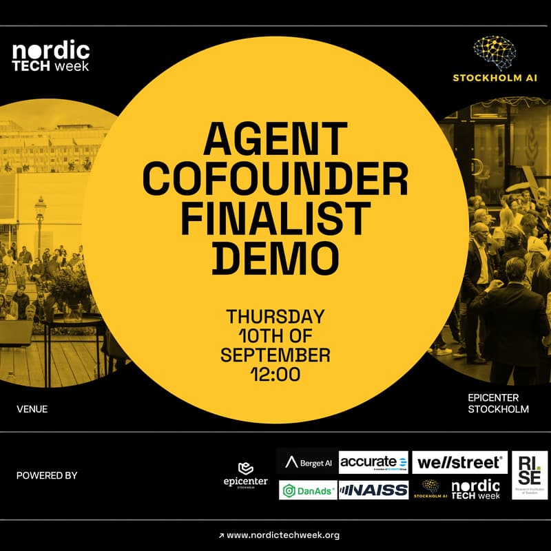 Cover Image for Agent Co-founder Finalist Demo