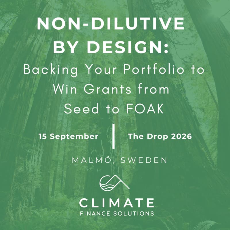 Cover Image for Non-Dilutive by Design: Backing Your Portfolio to Win Grants from Seed to FOAK