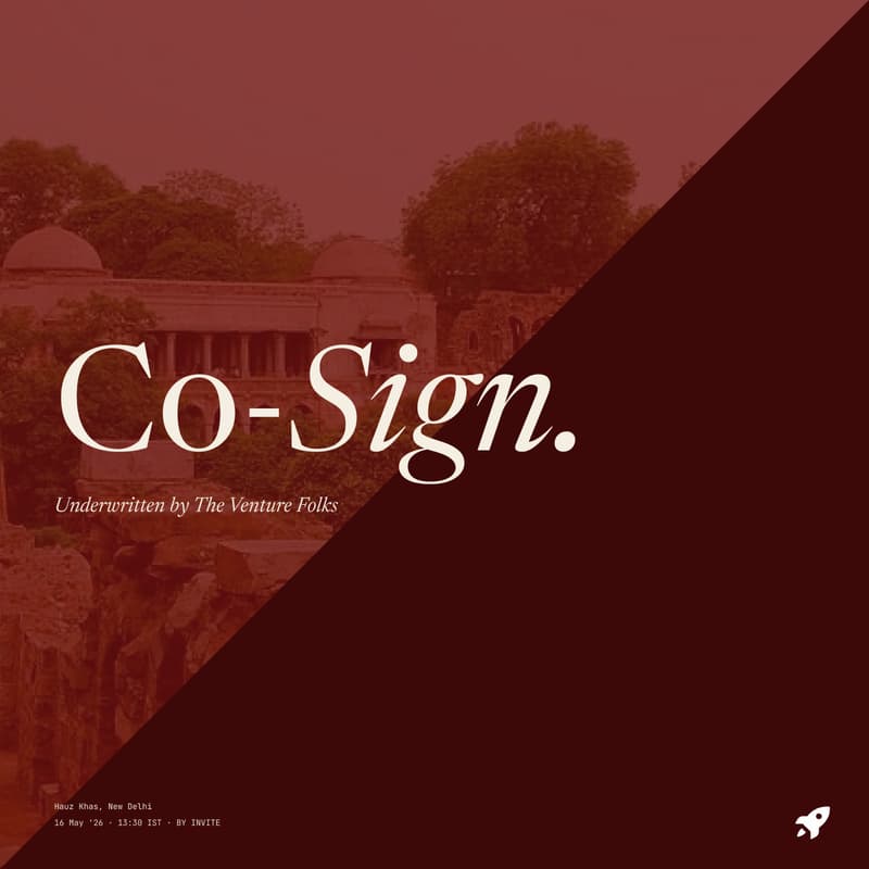 Cover Image for Co-Sign (Underwritten by The Venture Folks)