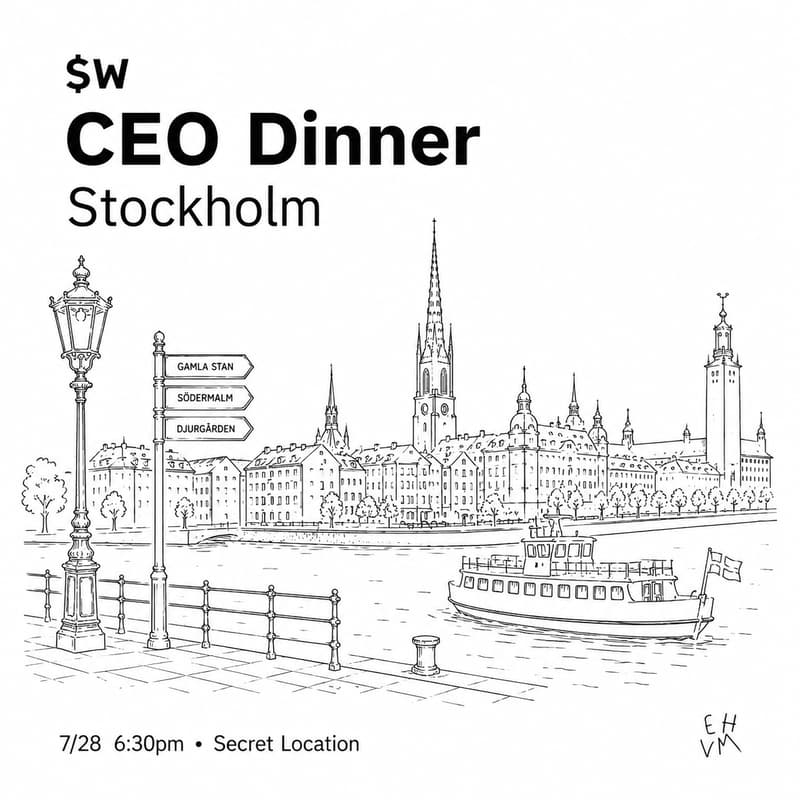 Cover Image for CEO Dinner · Stockholm