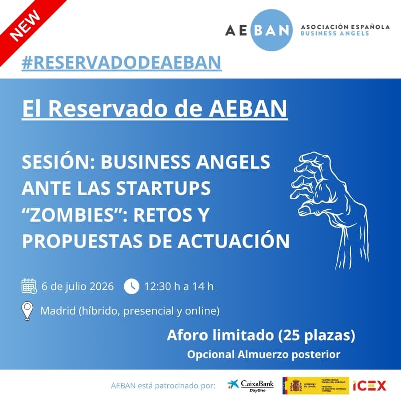 Cover Image for El Reservado de AEBAN: Bussines angels ante las startups "zombies": retos y propuestas de actuación