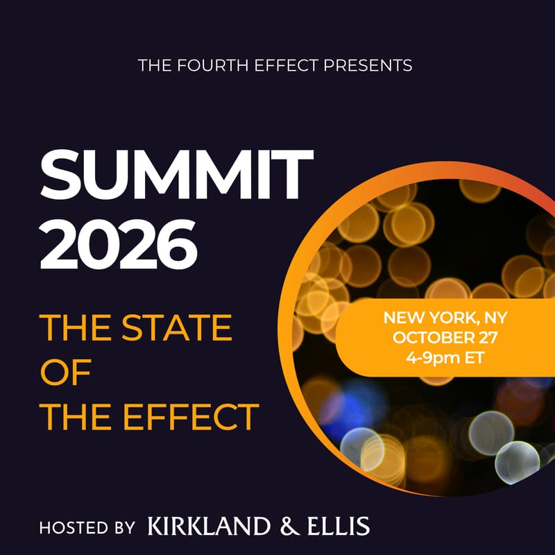Cover Image for "Save the Date" The Fourth Effect 2026 Summit in NYC