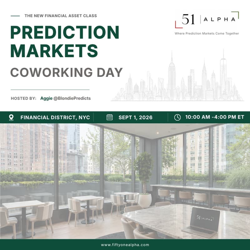 Cover Image for Prediction Markets Coworking Day