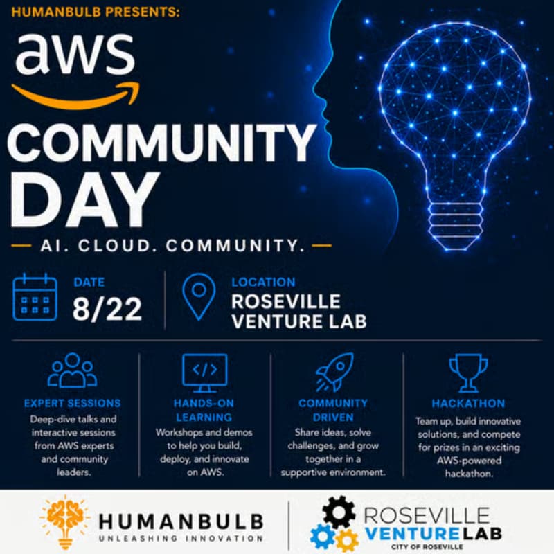 Cover Image for AWS Community Day Sacramento 2026 10:00am - 5:00pm