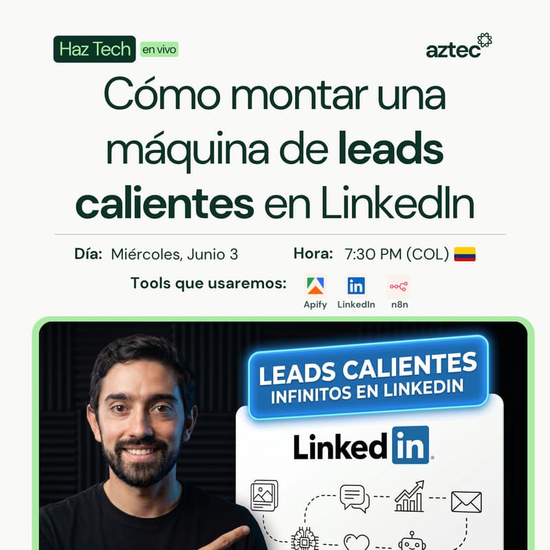 Cover Image for Cómo montar una máquina de leads calientes en LinkedIn