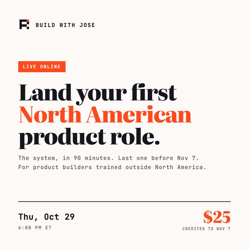 Cover Image for Land Your First North American Product Role: The System - Intro