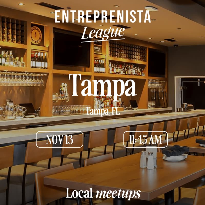 Cover Image for Local Meetup in Tampa, FL!