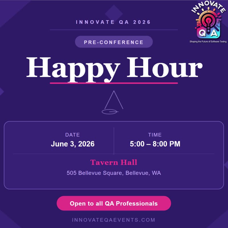 Cover Image for Innovate QA 2026 — Pre-Conference Happy Hour