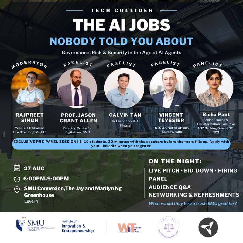 Cover Image for Tech Collider 2: The AI Jobs Nobody Told You About Governance, Risk & Security in the Age of AI Agents