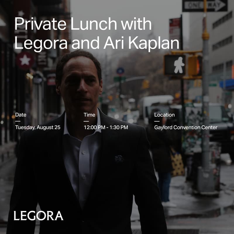 Cover Image for Private Lunch with Legora and Ari Kaplan